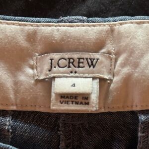 J. Crew Women's Charcoal Trousers